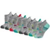 Saucony Glory Performance No Show Tab 8-Pack Socks -Saucony Sale Store S82004 072