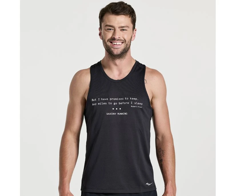 Saucony Men's Stopwatch Singlet 16 Saucony Men's Stopwatch Singlet - Image 14