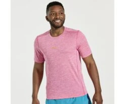 Saucony Men's Stopwatch Short Sleeve -Saucony Sale Store SAM800278 FQH 1