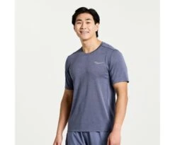 Saucony Men's Stopwatch Short Sleeve -Saucony Sale Store SAM800278 HZH 1
