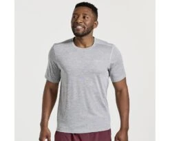 Saucony Men's Stopwatch Short Sleeve -Saucony Sale Store SAM800278 LGH 1jpg