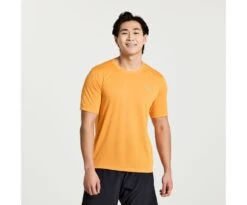 Saucony Men's Stopwatch Short Sleeve -Saucony Sale Store SAM800278 MAH 1