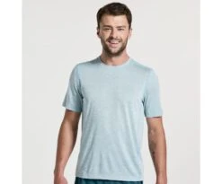 Saucony Men's Stopwatch Short Sleeve -Saucony Sale Store SAM800278 RNH 1