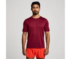 Saucony Men's Stopwatch Short Sleeve -Saucony Sale Store SAM800278 SUH 1