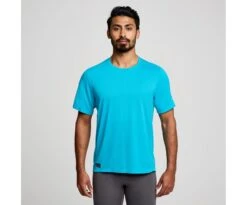 Saucony Men's Stopwatch Short Sleeve -Saucony Sale Store SAM800278 VB 1