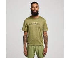 Saucony Men's Stopwatch Graphic Short Sleeve