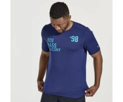 Saucony Men's Stopwatch Graphic Short Sleeve -Saucony Sale Store SAM800280 SDA2 1