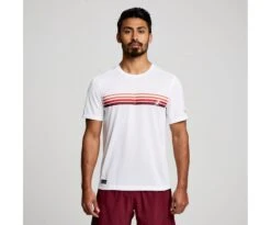 Saucony Men's Stopwatch Graphic Short Sleeve -Saucony Sale Store SAM800280 WHA3 1