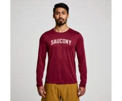 Saucony Men's Stopwatch Graphic Long Sleeve 24 Saucony Men's Stopwatch Graphic Long Sleeve -Saucony Sale Store SAM800311 SUHA3 1