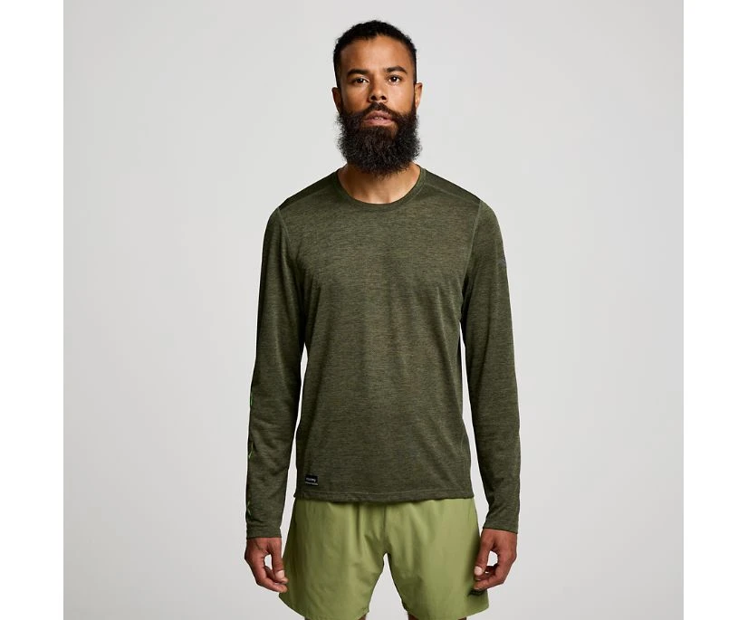 Saucony Men's Stopwatch Graphic Long Sleeve 3 Saucony Men's Stopwatch Graphic Long Sleeve