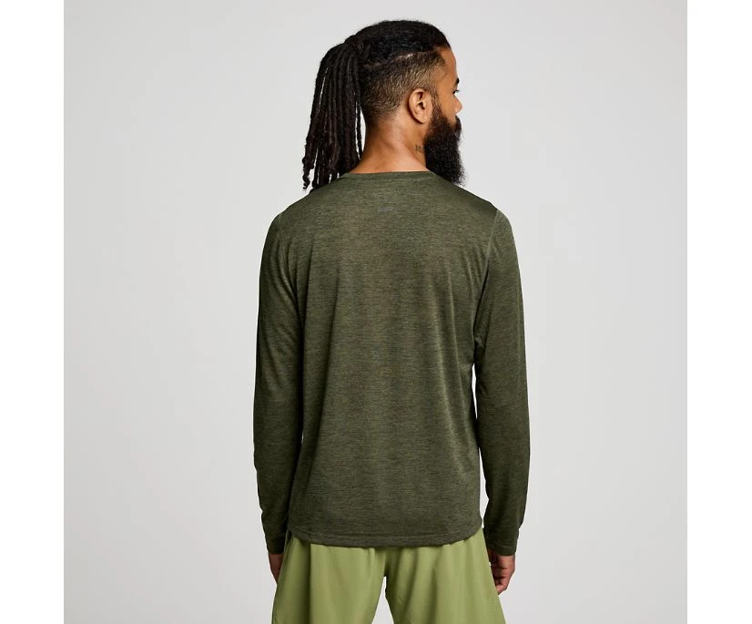 Saucony Men's Stopwatch Graphic Long Sleeve 4 Saucony Men's Stopwatch Graphic Long Sleeve - Image 2