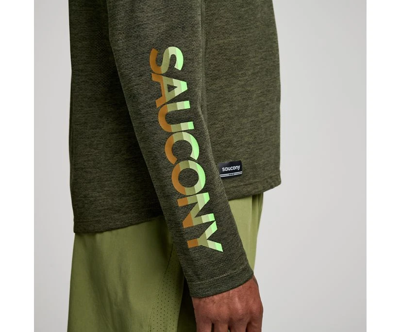 Saucony Men's Stopwatch Graphic Long Sleeve 6 Saucony Men's Stopwatch Graphic Long Sleeve - Image 4