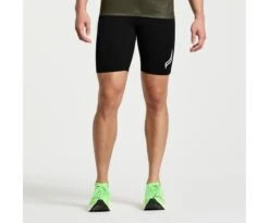 Saucony Men's Elite Tight Short 21 Saucony Men's Elite Tight Short -Saucony Sale Store SAM800316 BK 1