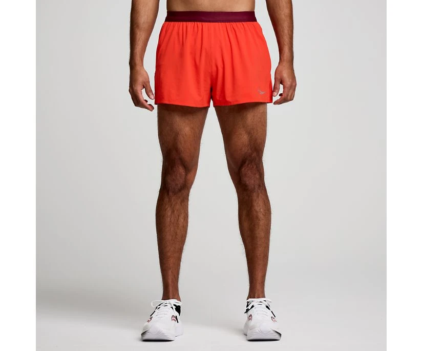 Saucony Men's Outpace 2.5" Split Short 3 Saucony Men's Outpace 2.5" Split Short