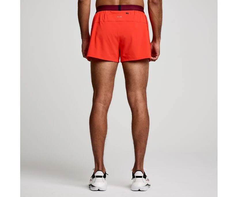 Saucony Men's Outpace 2.5" Split Short 4 Saucony Men's Outpace 2.5" Split Short - Image 2