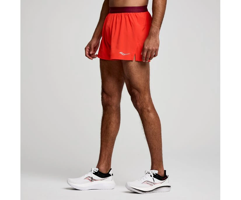 Saucony Men's Outpace 2.5" Split Short 5 Saucony Men's Outpace 2.5" Split Short - Image 3
