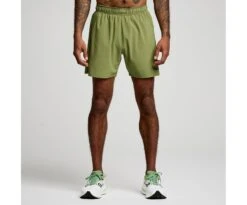 Saucony Men's Outpace 5" Short -Saucony Sale Store SAM800328 GD 1