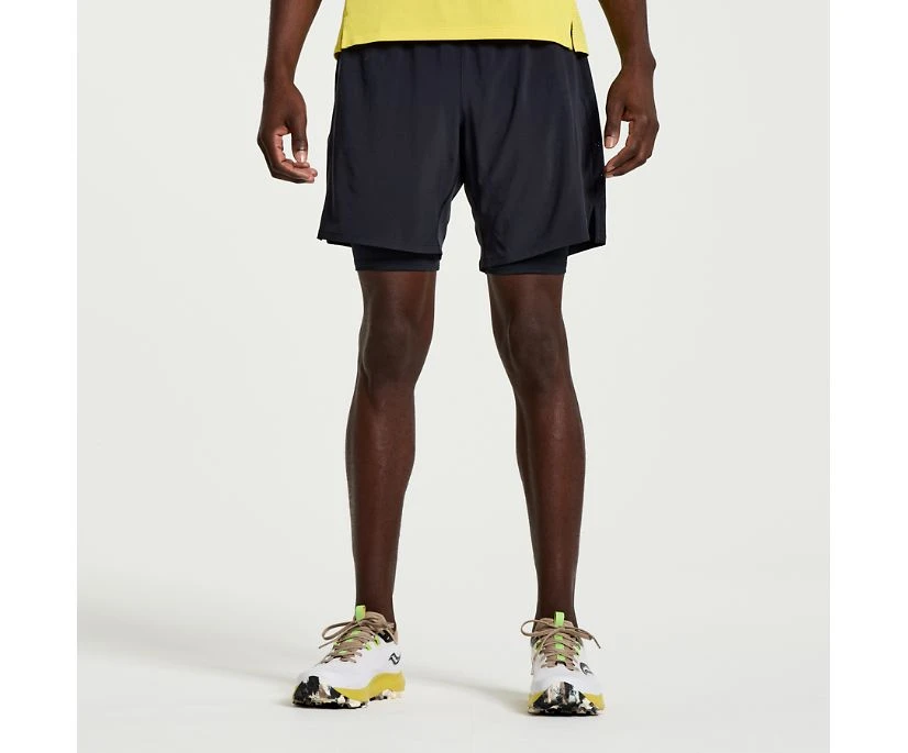 Saucony Men's Outpace 7" 2-in-1 Short 10 Saucony Men's Outpace 7" 2-in-1 Short - Image 8
