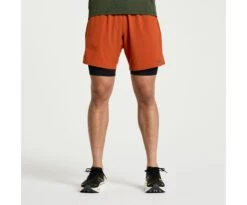 Saucony Men's Outpace 7" 2-in-1 Short 21 Saucony Men's Outpace 7" 2-in-1 Short -Saucony Sale Store SAM800335 LV 1