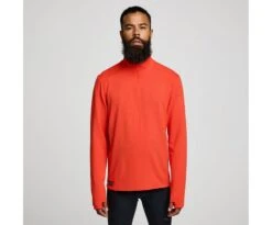 Saucony Men's Triumph 3D 1/2 Zip -Saucony Sale Store SAM800357 IFH 1 1