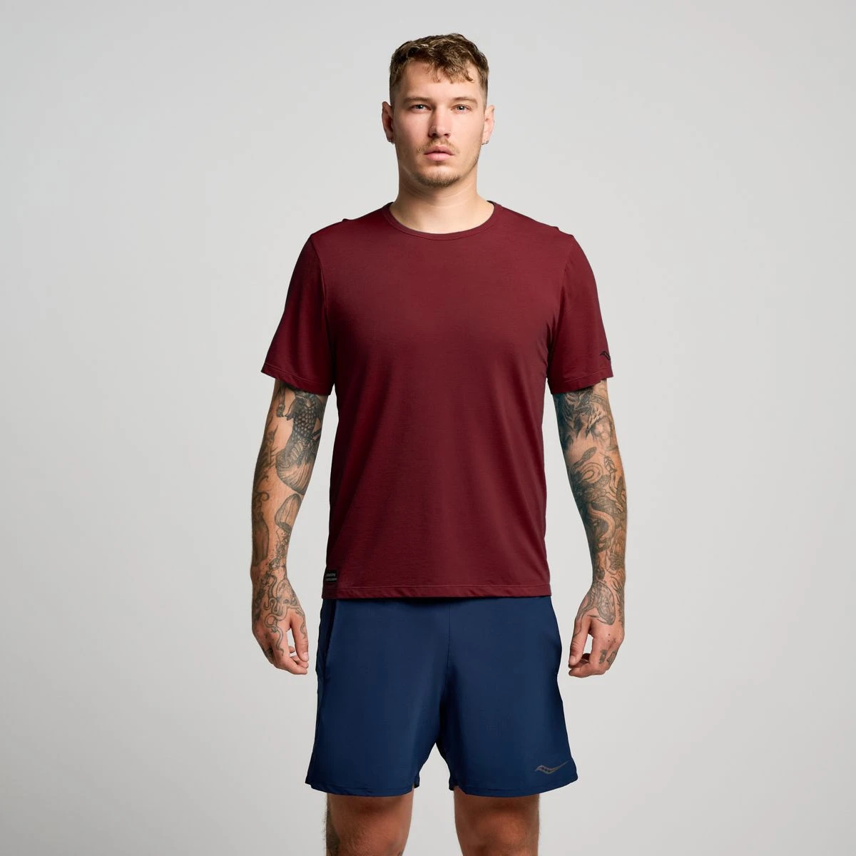 Saucony Men's Stopwatch Short Sleeve 8 Saucony Men's Stopwatch Short Sleeve - Image 6