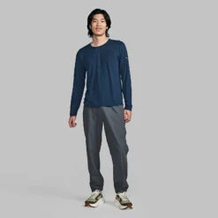 Saucony Men's Stopwatch Long Sleeve 14 Saucony Men's Stopwatch Long Sleeve -Saucony Sale Store SAM800379 NVH 0011