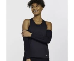 Saucony Women's Stopwatch Singlet -Saucony Sale Store SAW800369 BK 1