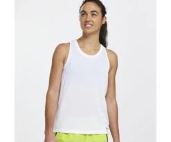 Saucony Women's Stopwatch Singlet -Saucony Sale Store SAW800369 WH 1