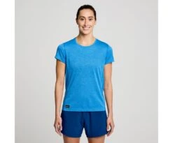 Saucony Women's Stopwatch Short Sleeve -Saucony Sale Store SAW800370 BLH 1