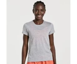 Saucony Women's Stopwatch Short Sleeve -Saucony Sale Store SAW800370 LGH 1