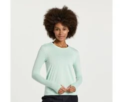 Saucony Women's Stopwatch Long Sleeve -Saucony Sale Store SAW800371 AT 1