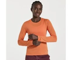 Saucony Women's Stopwatch Long Sleeve -Saucony Sale Store SAW800371 EM 1