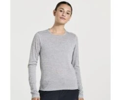 Saucony Women's Stopwatch Long Sleeve -Saucony Sale Store SAW800371 LGH 1