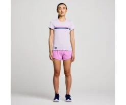 Saucony Women's Stopwatch Graphic Short Sleeve -Saucony Sale Store SAW800372 MVA3 1 1