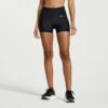 Saucony Women's Fortify 3" Hot Short -Saucony Sale Store SAW800373 BK 1