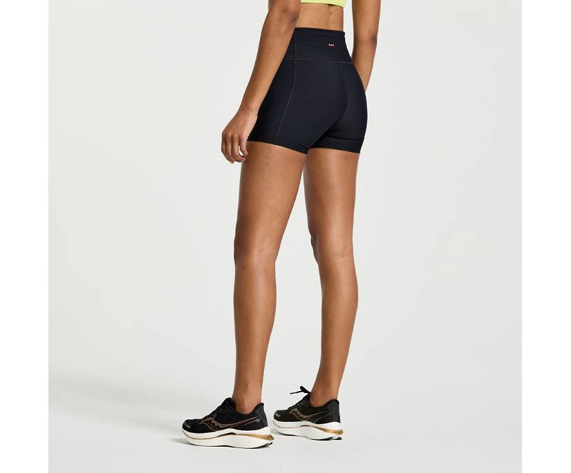 Saucony Women's Fortify 3" Hot Short 7 Saucony Women's Fortify 3" Hot Short - Image 5