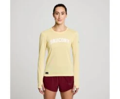 Saucony Women's Stopwatch Graphic Long Sleeve -Saucony Sale Store SAW800405 GWA3 1 1