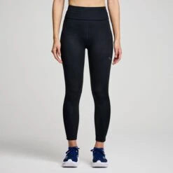 Saucony Women's Fortify Crop Tight 18 Saucony Women's Fortify Crop Tight -Saucony Sale Store SAW800452 BK 1 1