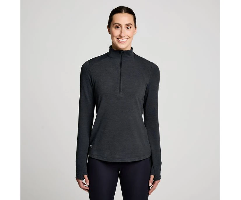 Saucony Women's Triumph 3D 1/2 Zip 11 Saucony Women's Triumph 3D 1/2 Zip - Image 9