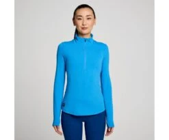 Saucony Women's Triumph 3D 1/2 Zip 22 Saucony Women's Triumph 3D 1/2 Zip -Saucony Sale Store SAW800459 BLH 1